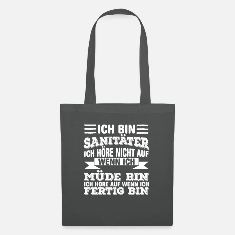 Sanitäter - Stoffbeutel - Graphite