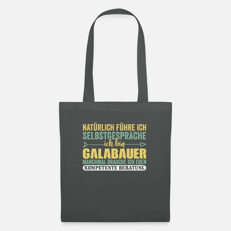 Galabauer Galabau Gartenarbeit Gärtner Geschenk - Stoffbeutel - Graphite