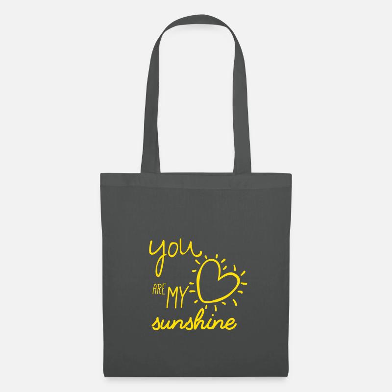 Partnerlook Mutter Tochter My Sunshine Mutter - Stoffbeutel - Graphite