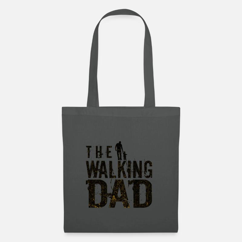 The Walking Dad - Stoffbeutel - Graphite