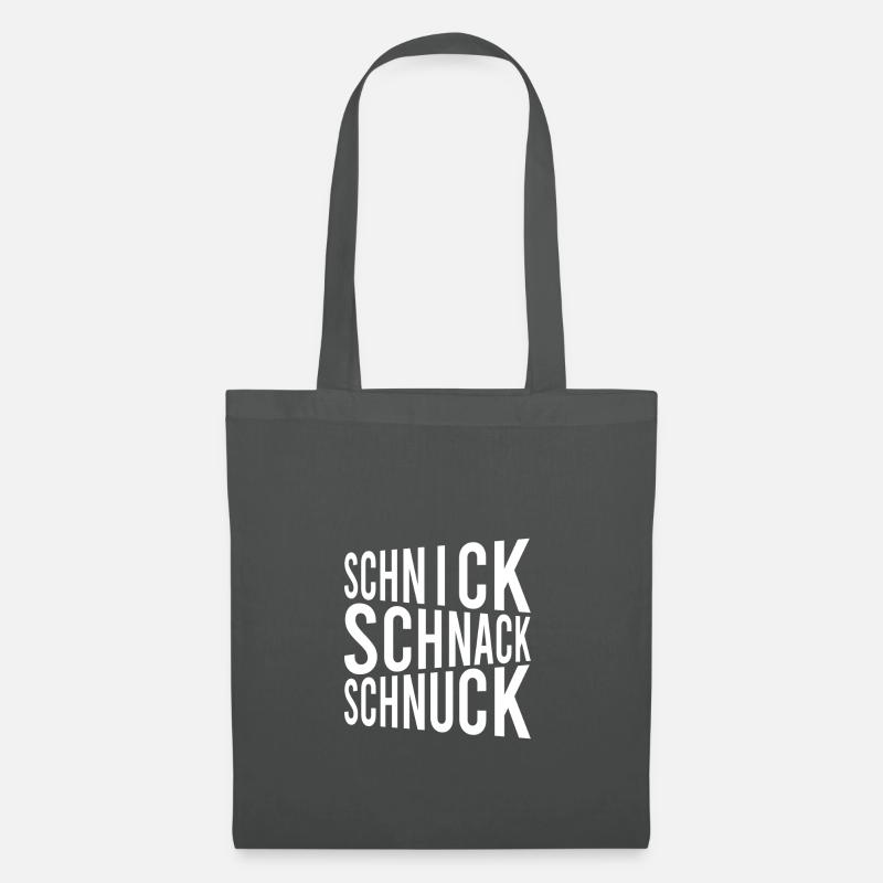 Schnick Schnack Schnuck - Stoffbeutel - Graphite