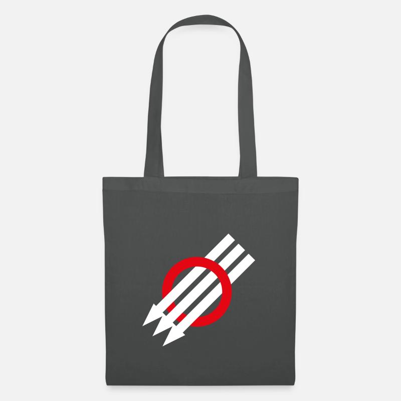 Three arrows - Tote Bag - graphite grey