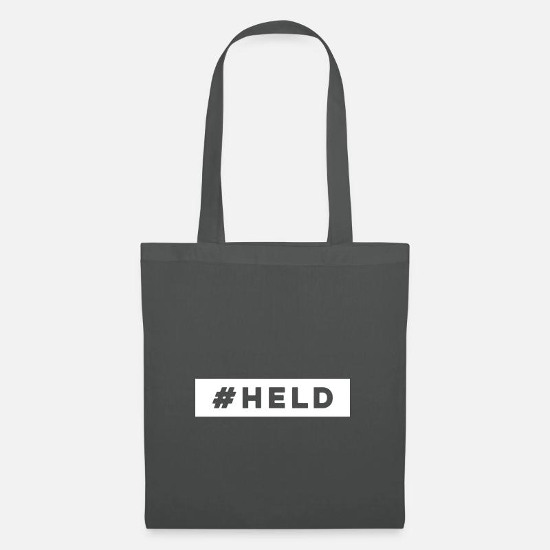 #Held - Stoffbeutel - Graphite
