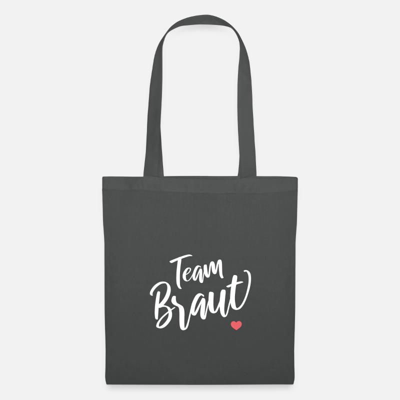 Team Braut - Stoffbeutel - Graphite