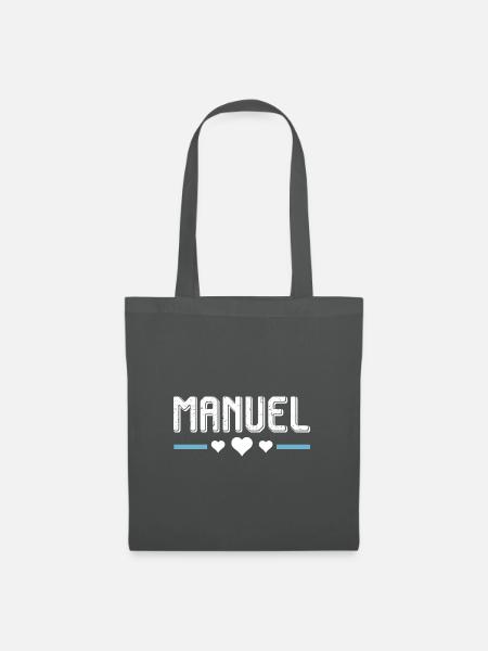 Manuel - Stoffbeutel - Graphite