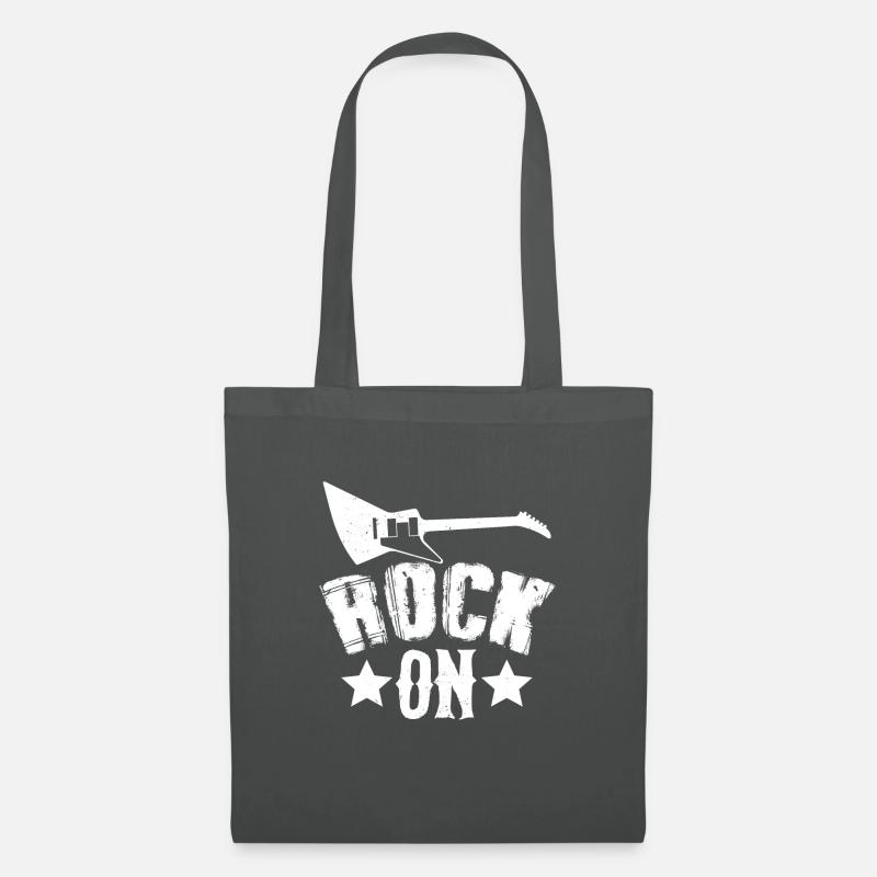Rock Musik - Stoffbeutel - Graphite