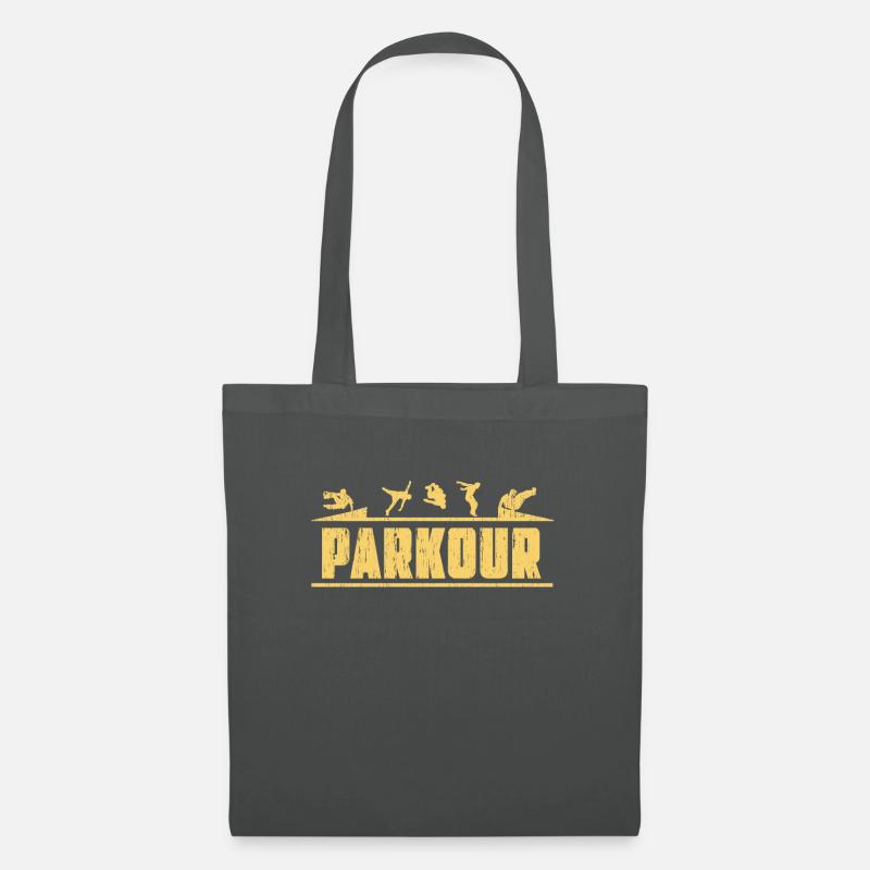 PARKOUR - Stoffbeutel - Graphite