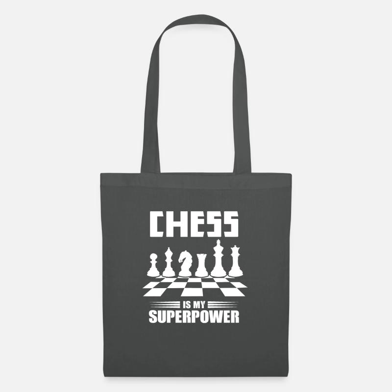Chess - Stoffbeutel - Graphite