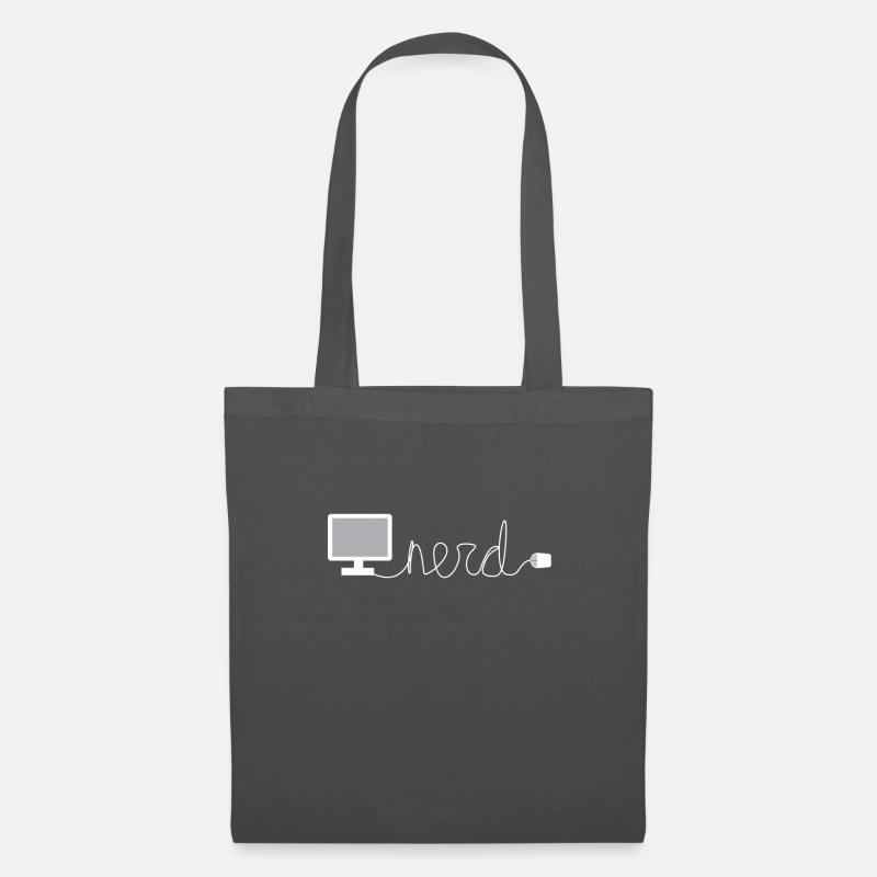 Nerd - Stoffbeutel - Graphite