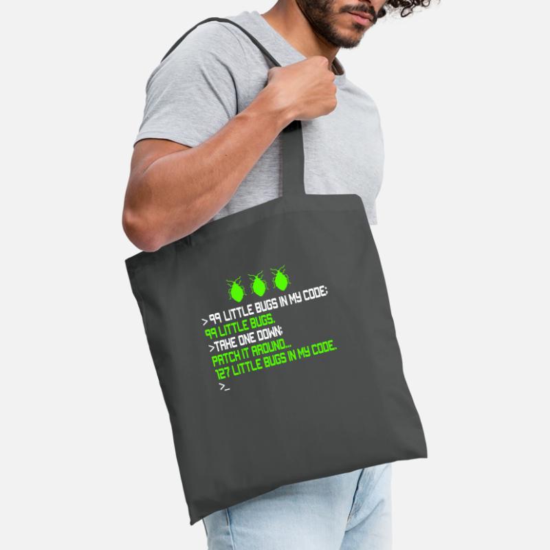 99 Little Bugs in My Code Encoding Debugging Funn Tote Bag