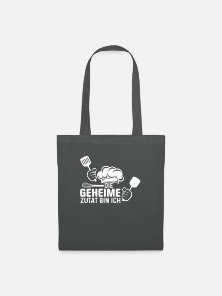 Koch die geheime Zutat - Stoffbeutel - Graphite