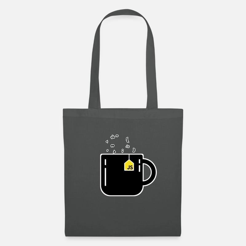JavaScript - Tasse - Stoffbeutel - Graphite