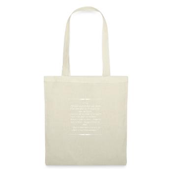 Réplique de film culte (La Haine) ! - Sac en tissu - nature - Devant