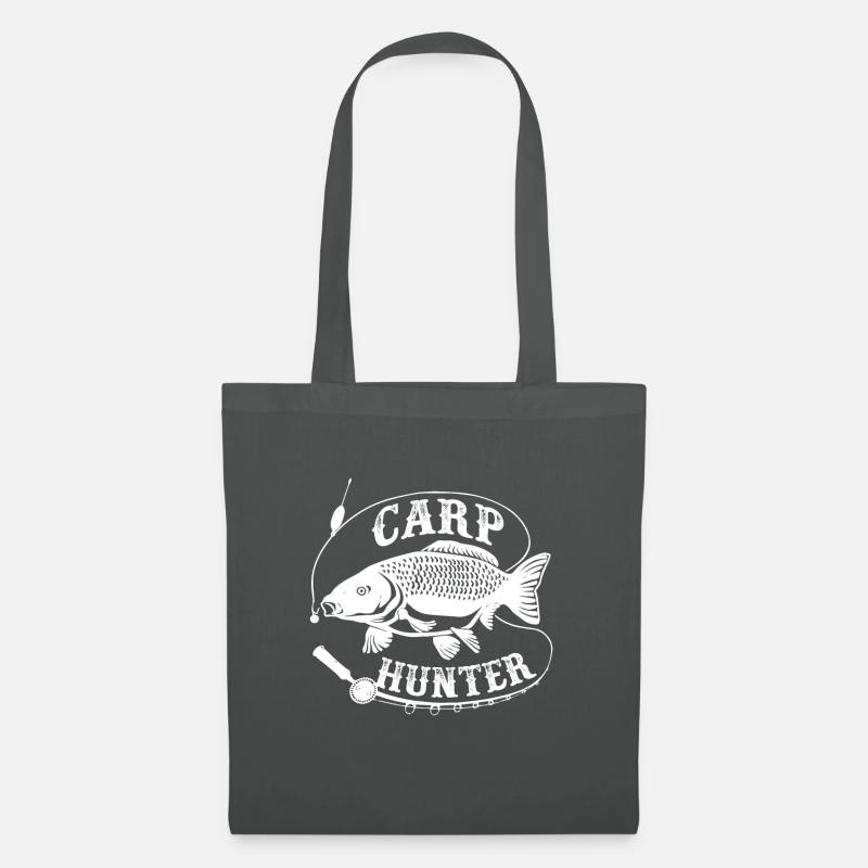 carp hunter - Stoffbeutel - Graphite