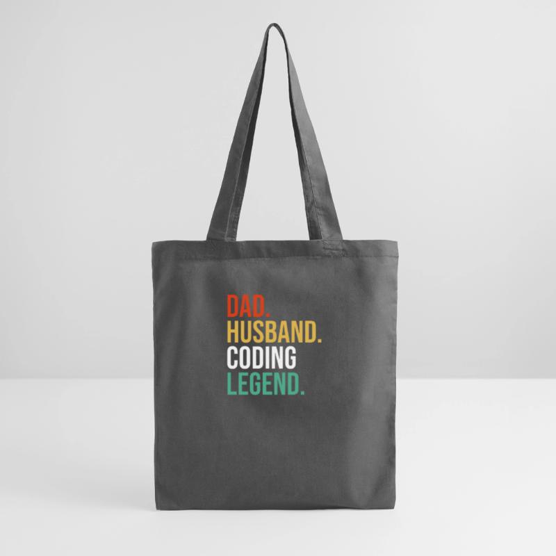 Husband Father Papa Coder Coding Computer Scientist Tote Bag