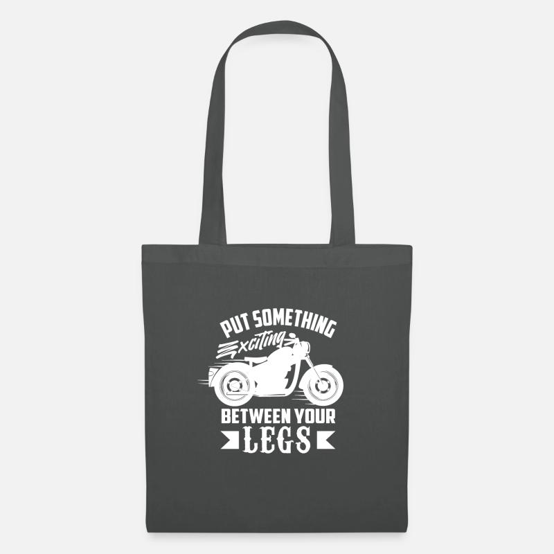 Put something exciting between your legs! - Stoffbeutel - Graphite