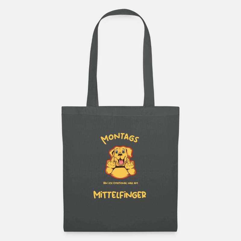 Montags - Stoffbeutel - Graphite