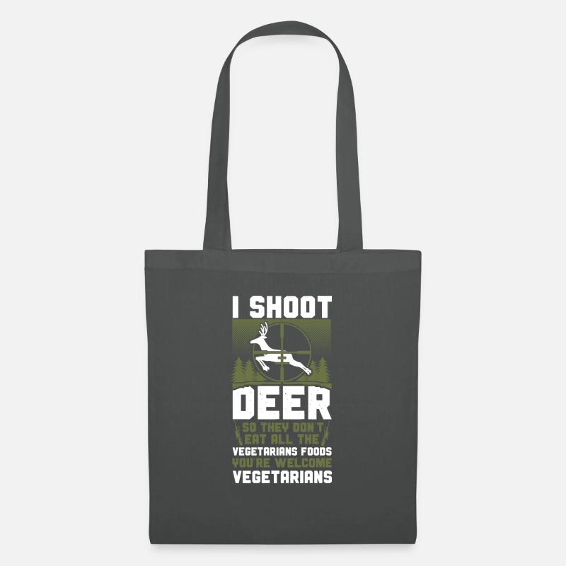 Buck Deer Hunting Hunter - Stoffbeutel - Graphite