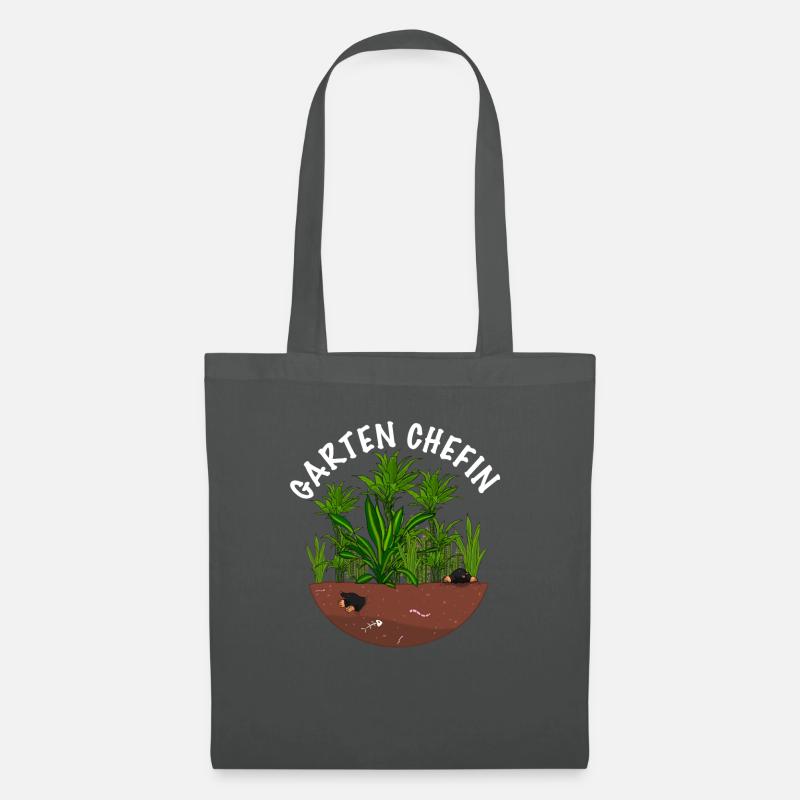 Garten Chefin - Stoffbeutel - Graphite