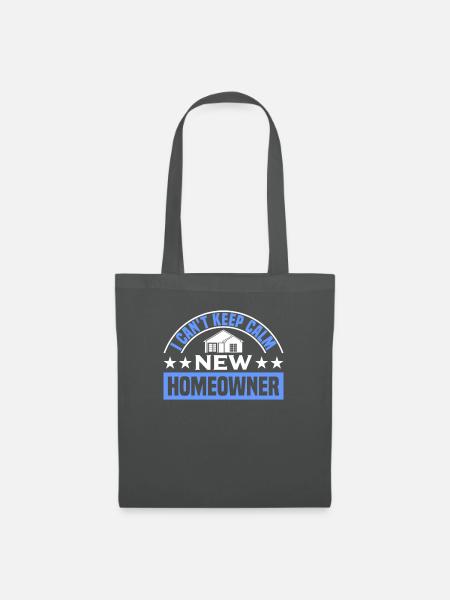 Hausbesitzer Eigentümer Geschenk Hauseigentümer - Stoffbeutel - Graphite