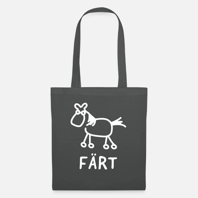 Färt halt - Stoffbeutel - Graphite