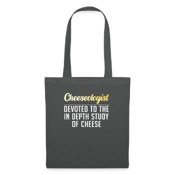Snack Cheese Lover Cheese Gift - Sac en tissu - gris graphite - Devant