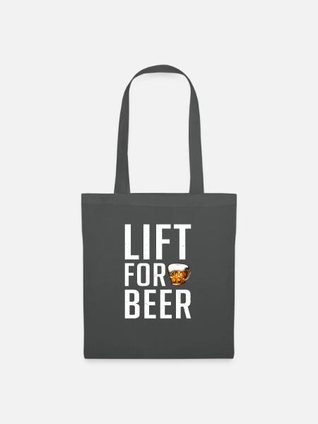 Biertrinker Bier Geschenke - Stoffbeutel - Graphite