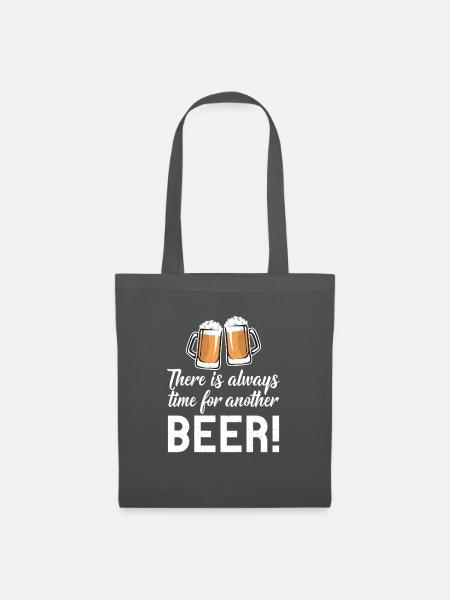 Biertrinker Bier Geschenke - Stoffbeutel - Graphite