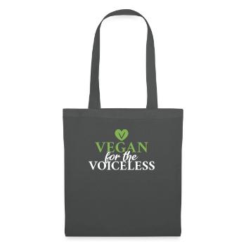 Veggie Lover Vegan Gift - Tote Bag - graphite grey - Front