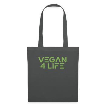 Veggie Lover Vegan Gift - Tote Bag - graphite grey - Front