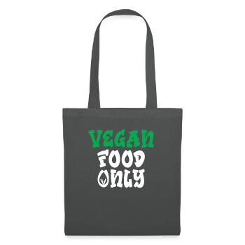 Veggie Lover Vegan Gift - Tote Bag - graphite grey - Front