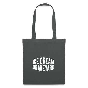 Cadeaux pour amateurs de crème glacée - Sac en tissu - gris graphite - Devant