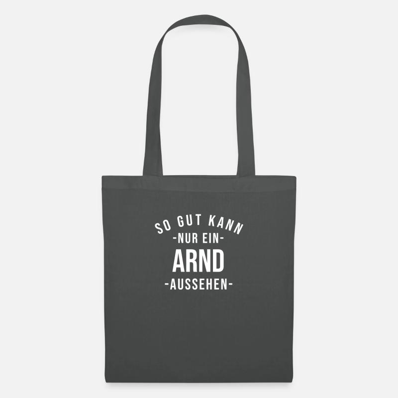 Arnd Name Spruch Geschenk Vorname Arnd - Stoffbeutel - Graphite