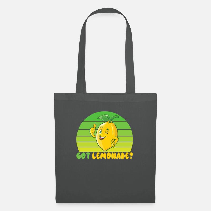 Limonade Geschenkideen - Stoffbeutel - Graphite