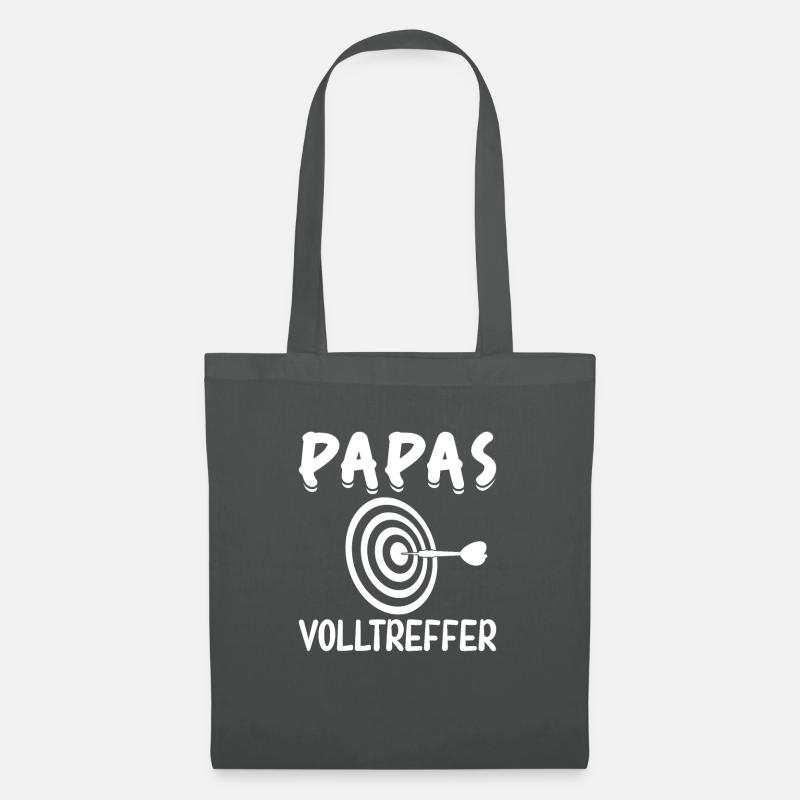 Papas Volltreffer - Stoffbeutel - Graphite