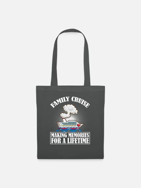 Coole Kreuzfahrt Kreuzfahrtschiff Familienurlaub - Stoffbeutel - Graphite