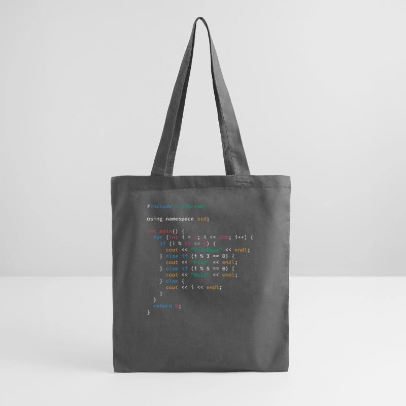 FizzBuzz algorithm c programming language Tote Bag
