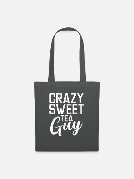 Süßer Tee Liebhaber Geschenke - Stoffbeutel - Graphite