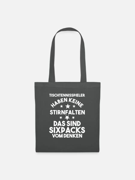 Tischtennisspieler Tischtennis - Stoffbeutel - Graphite