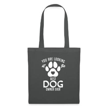 Dog Owner Gift Dog Lover - Tote Bag - graphite grey - Front