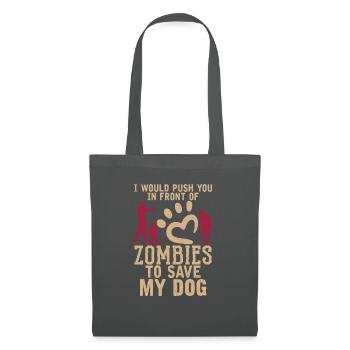 Dog Owner Gift Dog Lover - Tote Bag - graphite grey - Front
