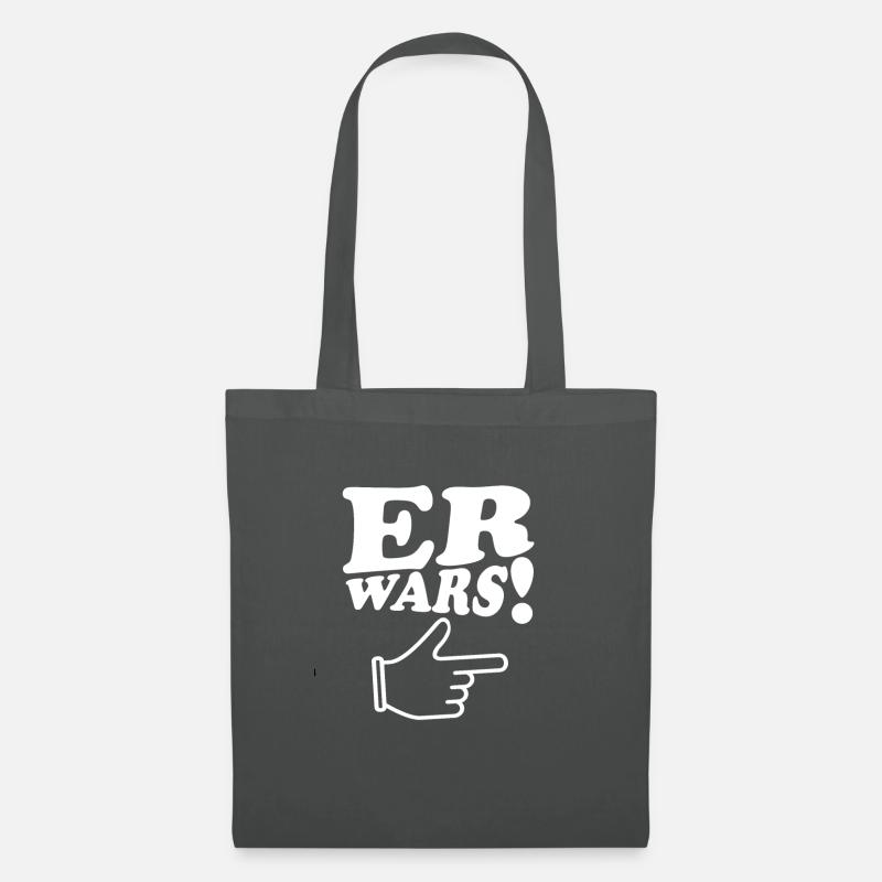 Er wars! - Stoffbeutel - Graphite