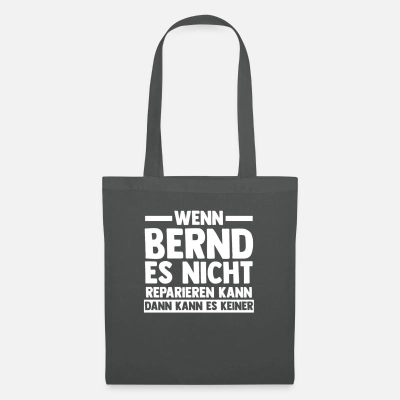 Bernd - Stoffbeutel - Graphite