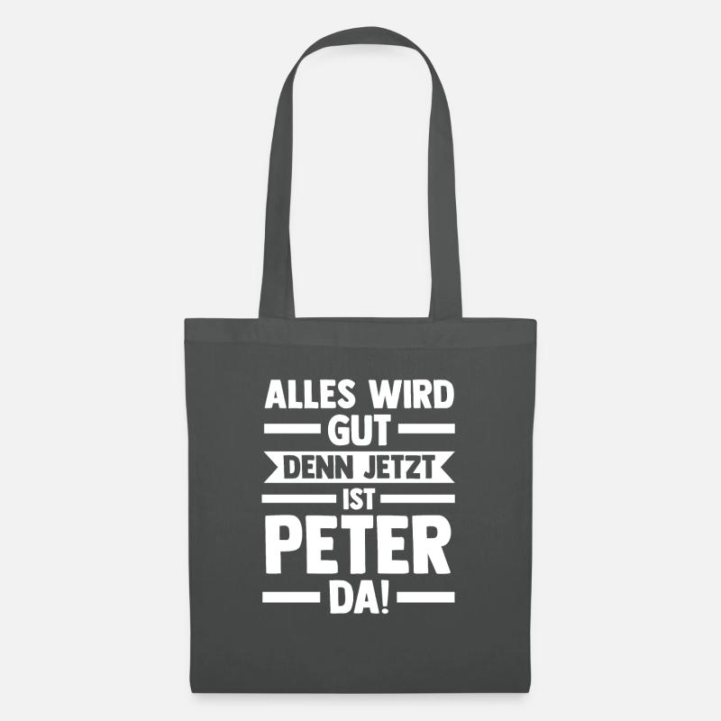 Peter - Stoffbeutel - Graphite