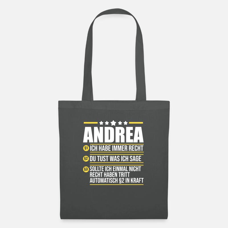 Andrea - Stoffbeutel - Graphite