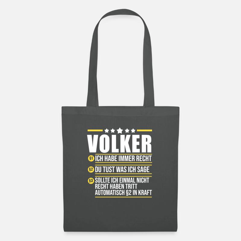 Volker - Stoffbeutel - Graphite