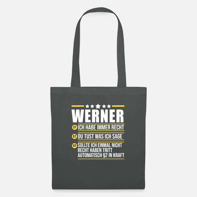 Werner - Stoffbeutel - Graphite