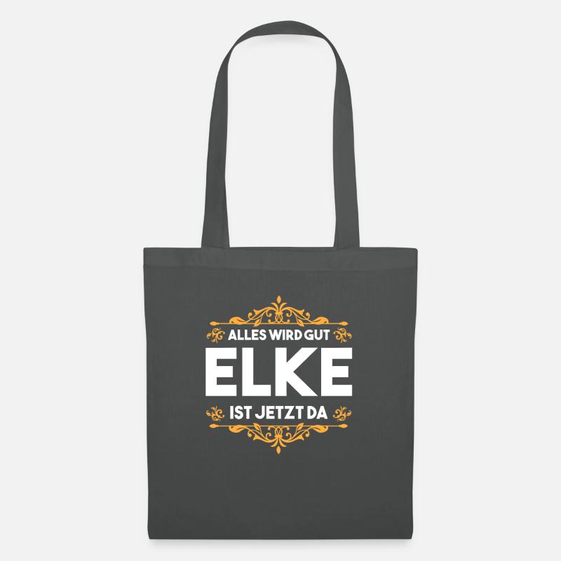Elke - Stoffbeutel - Graphite