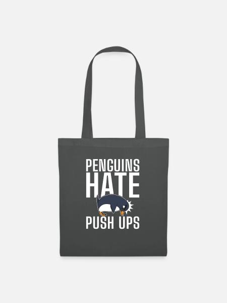 Pinguinliebhaber Pinguin Geschenke - Stoffbeutel - Graphite