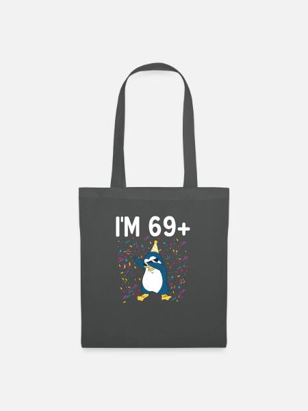 Pinguinliebhaber Pinguin Geschenke - Stoffbeutel - Graphite